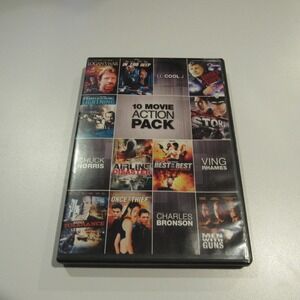 10 Movie Action Pack DVD Logan's War Chuck Norris LL Cool J Ving Rhames
